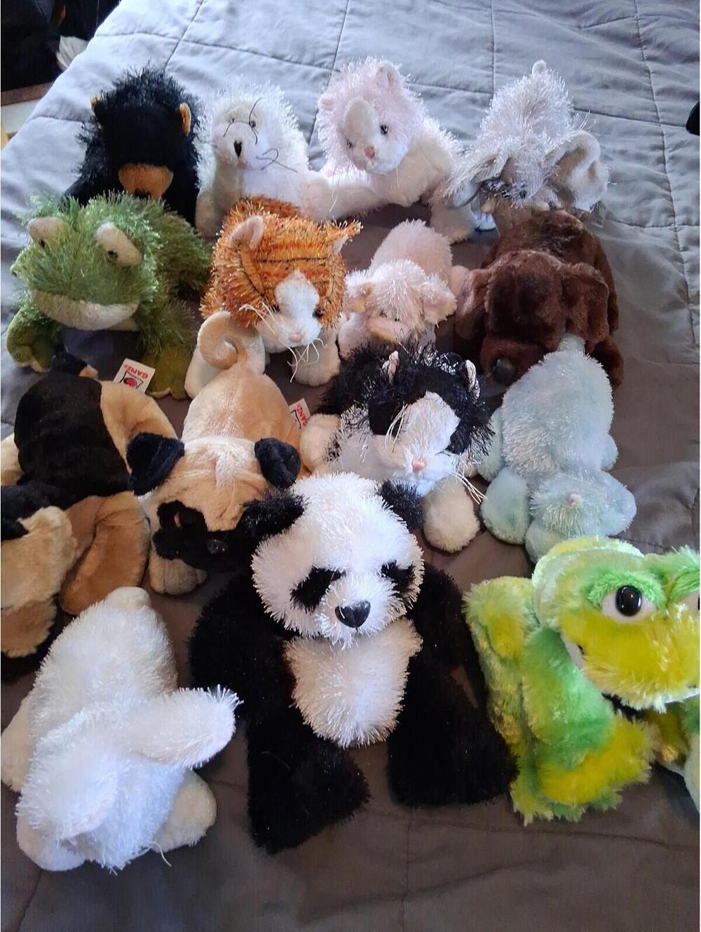 Large Lot Of 15 GANZ Webkinz Plush No Tags